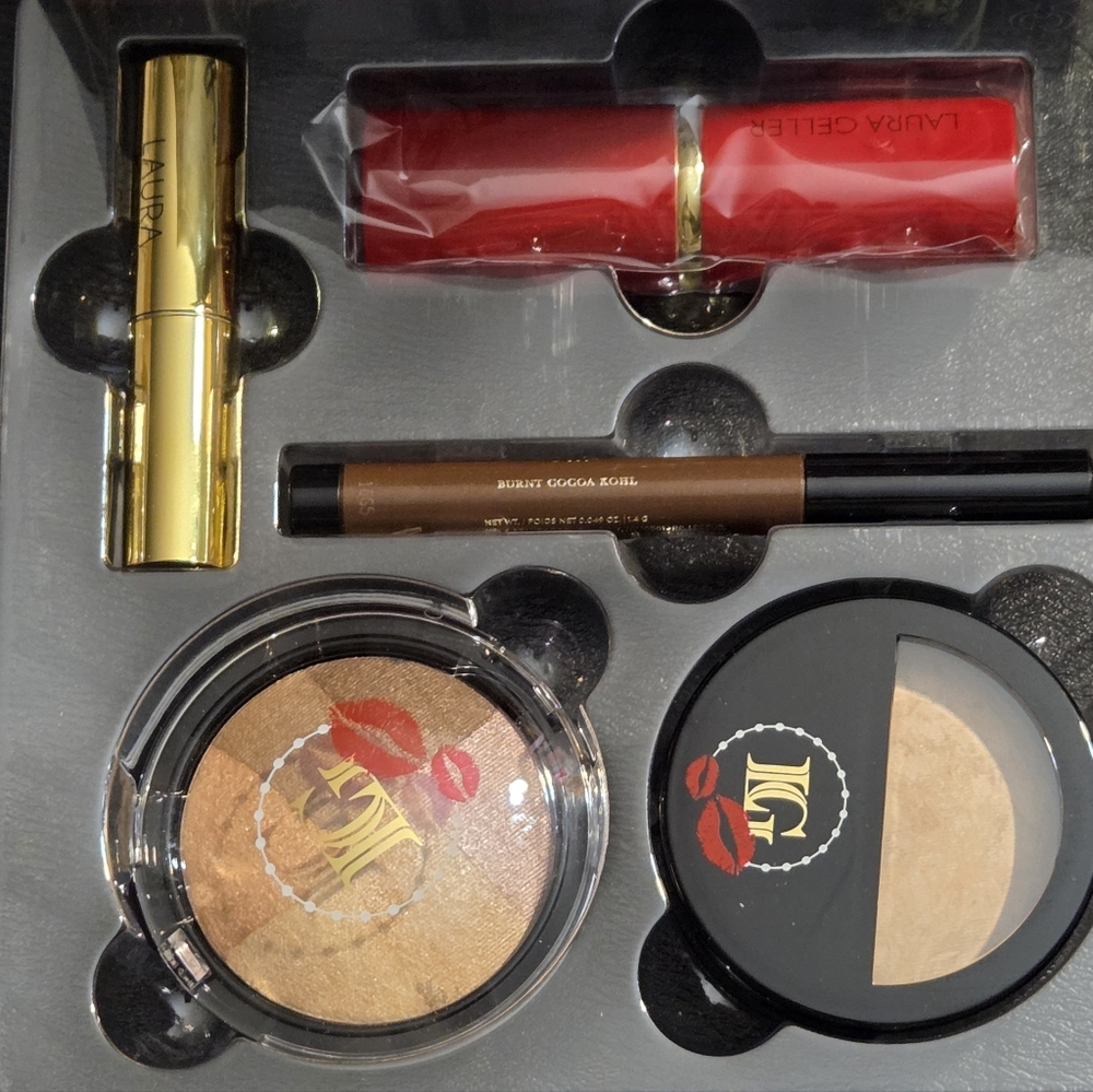 🎁Laura Geller Festive Favorites 5 Piece Full Face Makeup Collection Medium - Picture 3 of 8